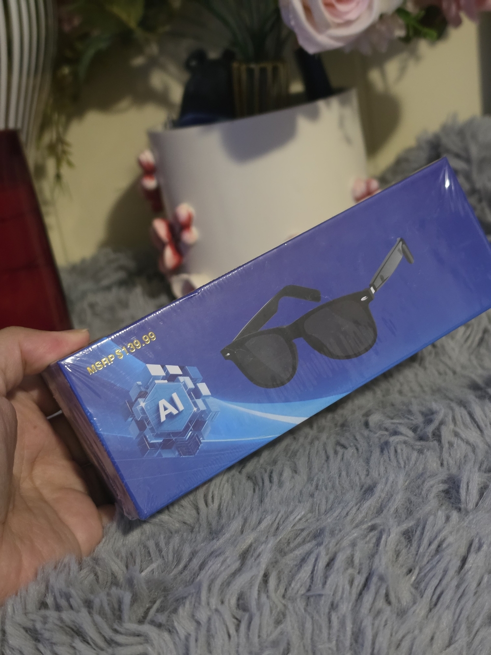 AI Smart Sunglasses - Black